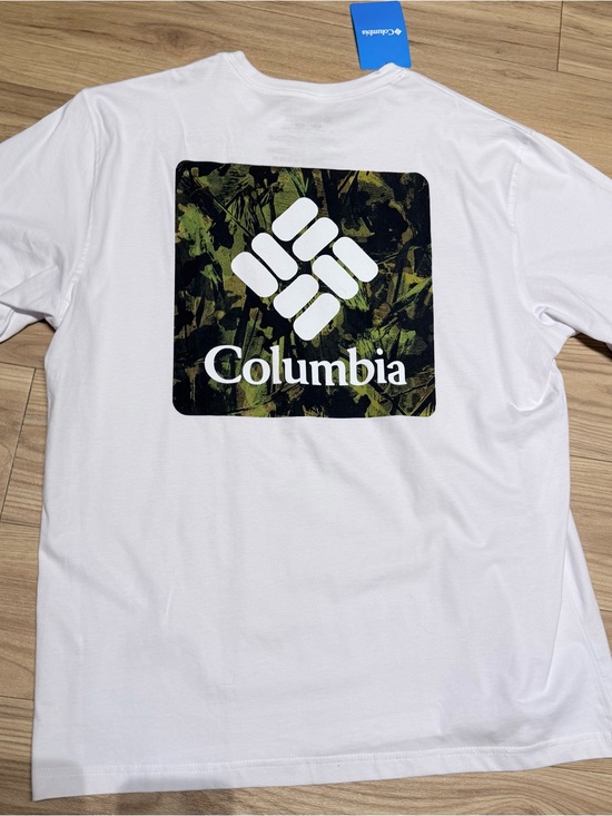 Columbia Other - Columbia Men’s White Short-Sleeve Logo Graphic Tee LARGE cotton NWT